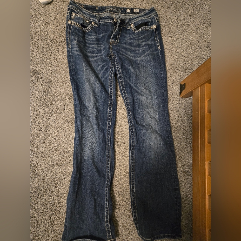Miss Me blue Boot cut jeans
